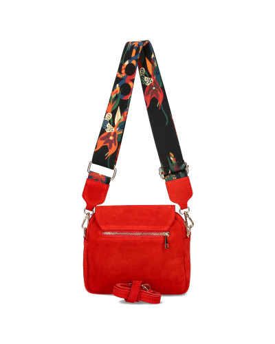 Torebka zamszowa z pszczółką