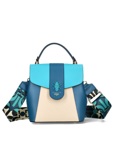 Usztywniany torebko - plecak