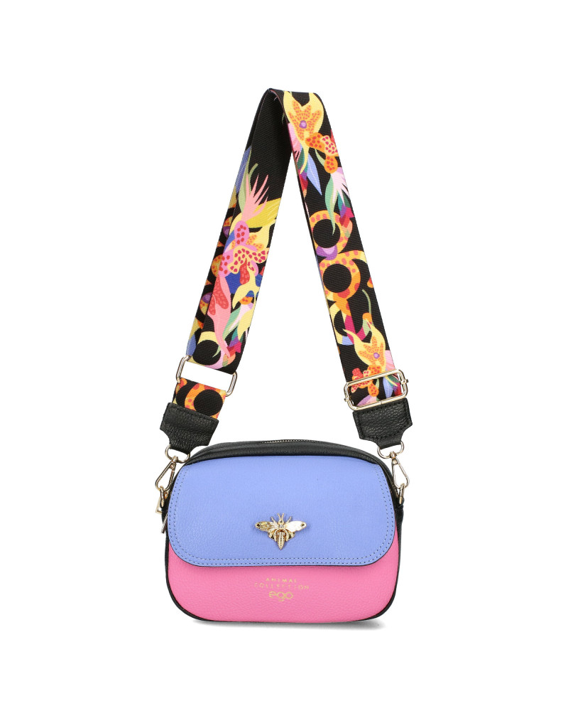Bag bun with a bee multicolor