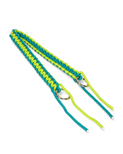 Two-color braided belt