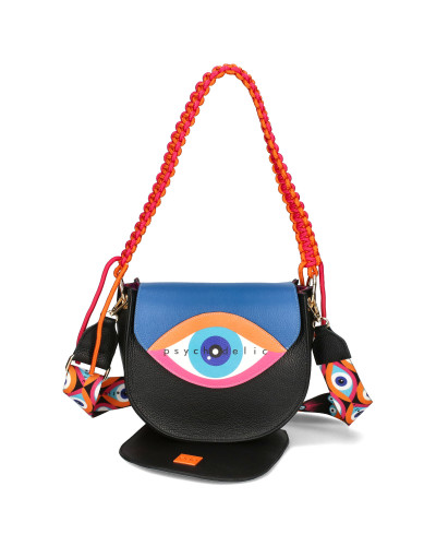 Eye bag with interchangeable flaps