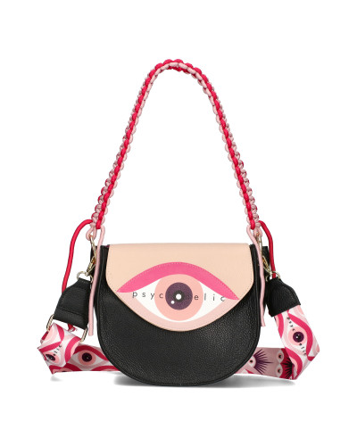 Eye bag with interchangeable flaps