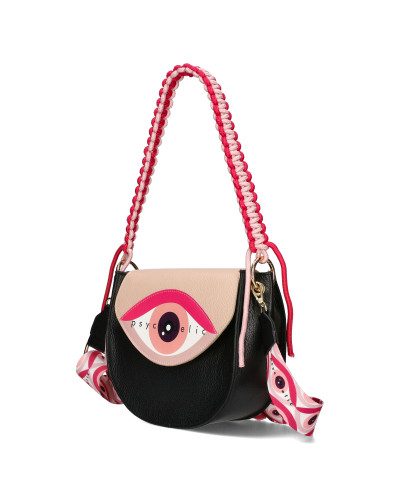 Eye bag with interchangeable flaps