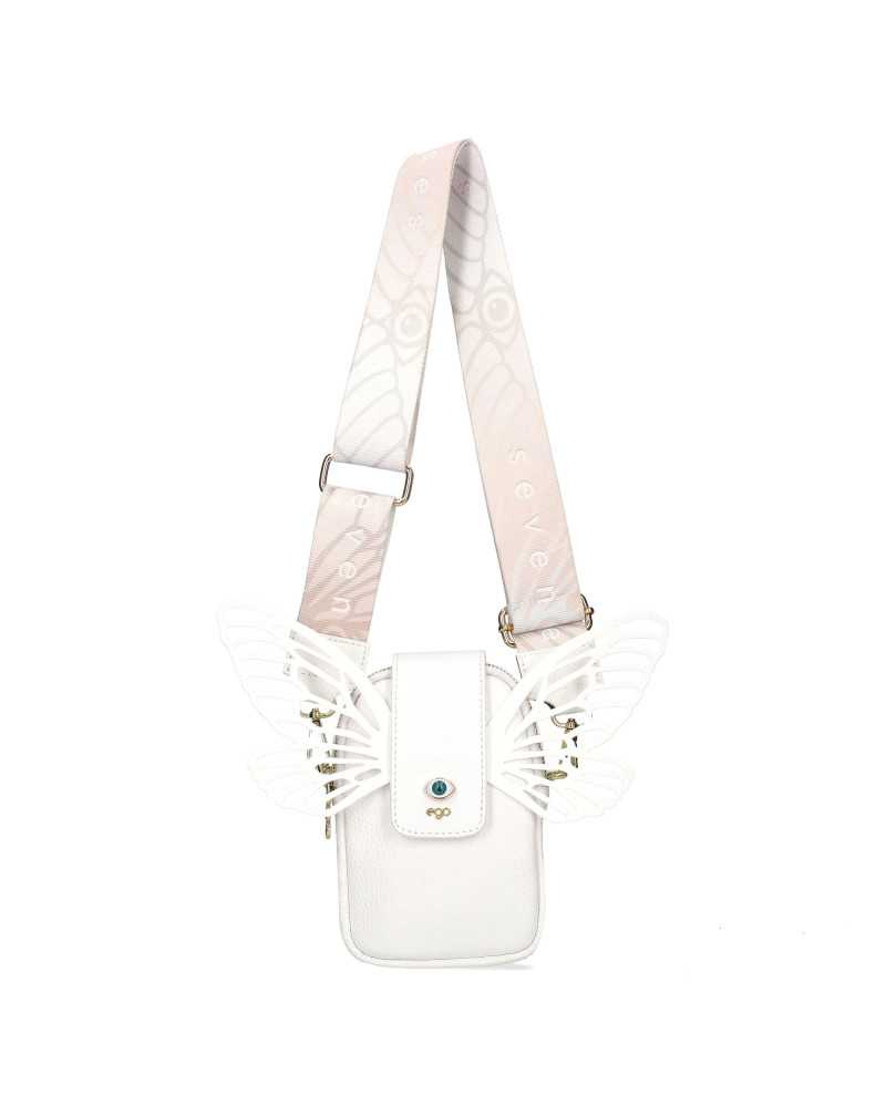 Phone bag with detachable wings in the box