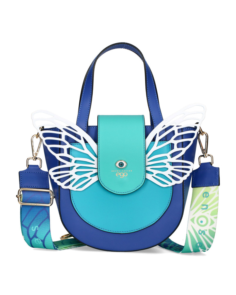 BOSCA Leather bag with detachable wings in the box