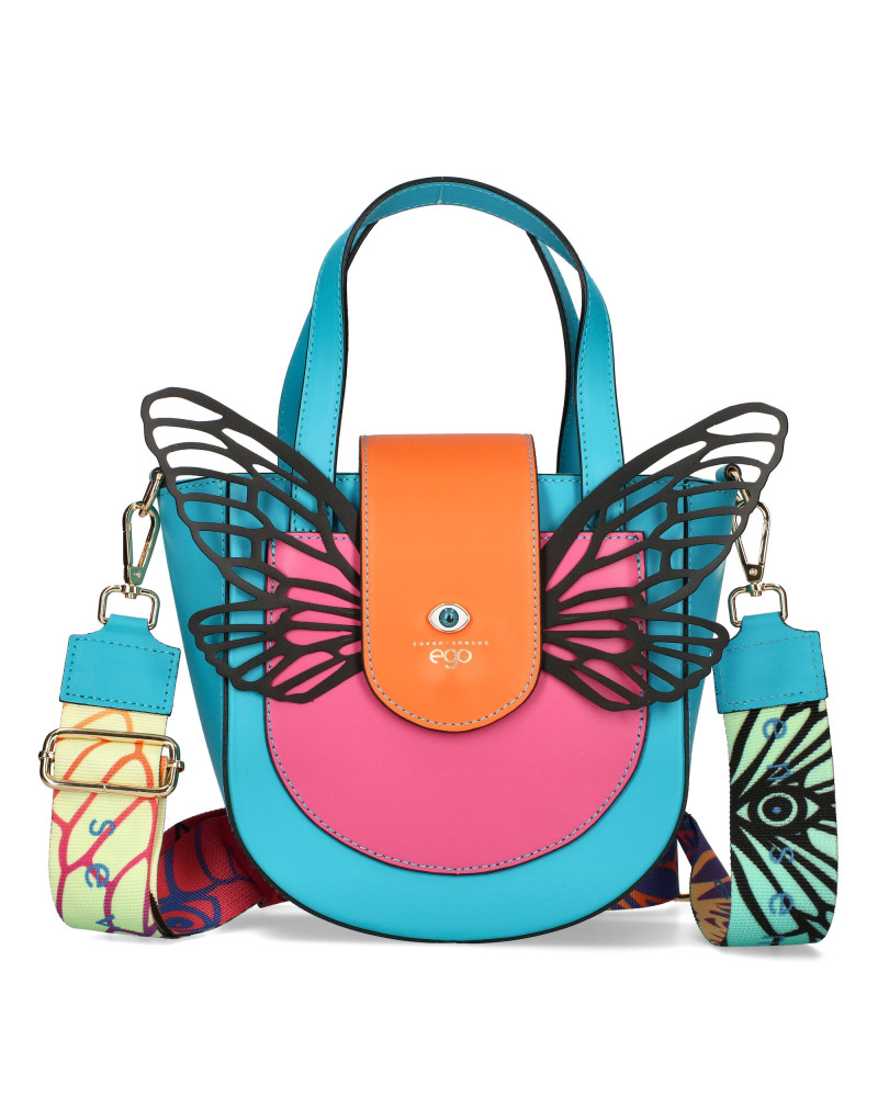 BOSCA Leather bag with detachable wings in the box