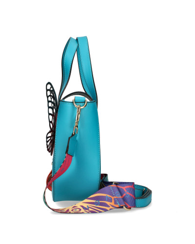 BOSCA Leather bag with detachable wings in the box