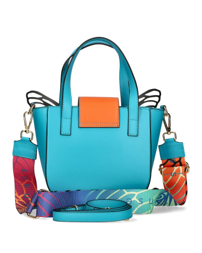 BOSCA Torebka skórzana z odpinanymi skrzydłami w pudełku