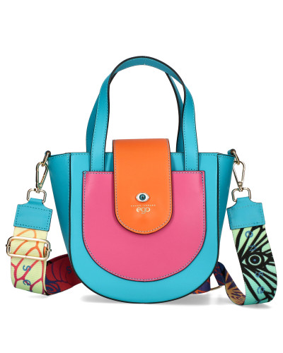 BOSCA Torebka skórzana z odpinanymi skrzydłami w pudełku