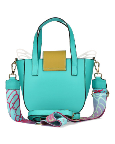 BOSCA Leather bag with detachable wings in the box