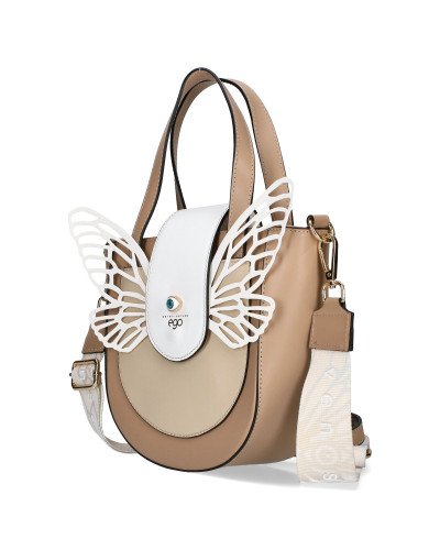 BOSCA Leather bag with detachable wings in the box
