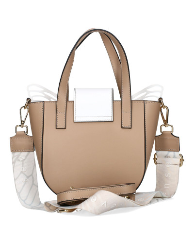 BOSCA Leather bag with detachable wings in the box