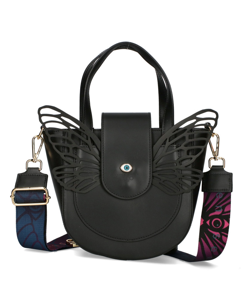 BOSCA Leather bag with detachable wings in the box