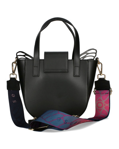 BOSCA Torebka skórzana z odpinanymi skrzydłami w pudełku