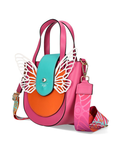 BOSCA Leather bag with detachable wings in the box