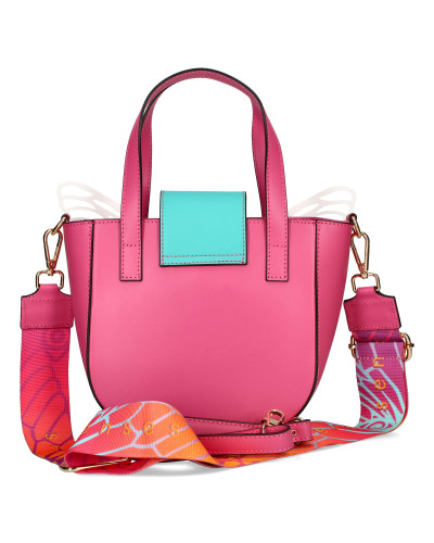 BOSCA Torebka skórzana z odpinanymi skrzydłami w pudełku