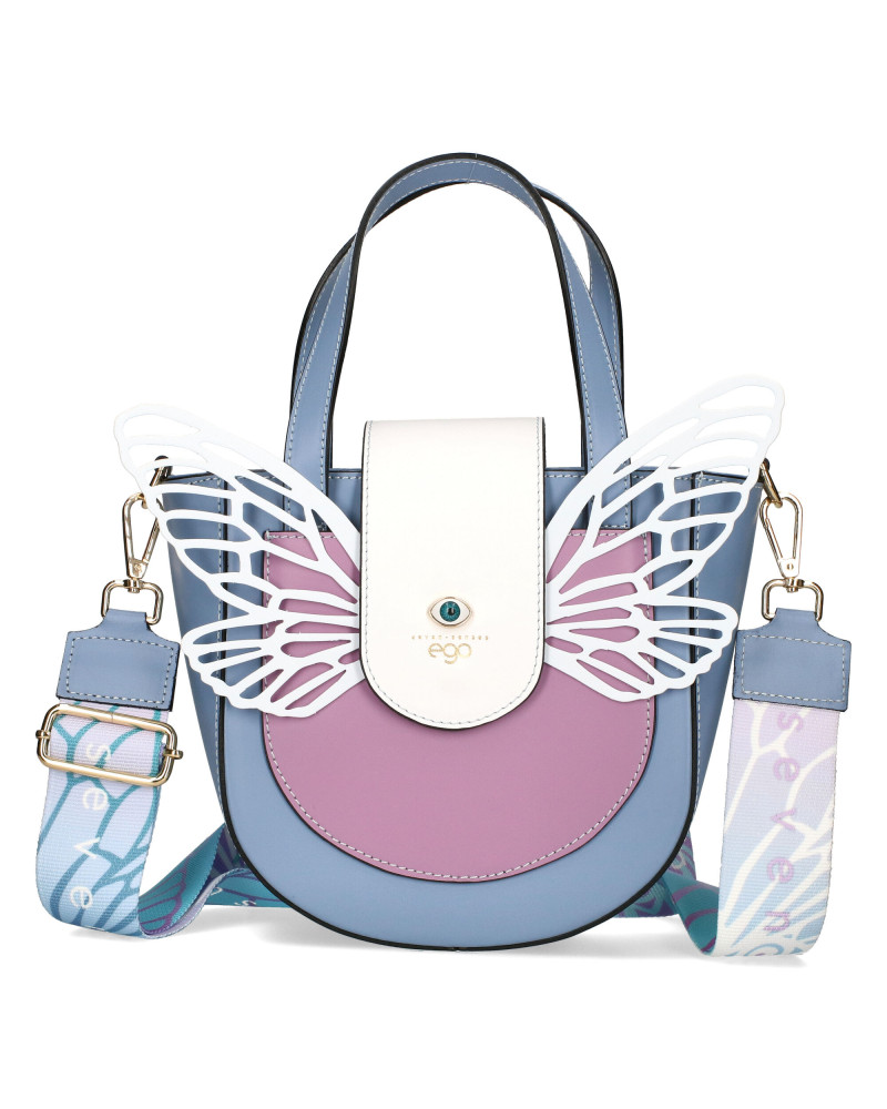 BOSCA Leather bag with detachable wings in the box