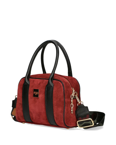 Kuferek z naturalnego zamszu