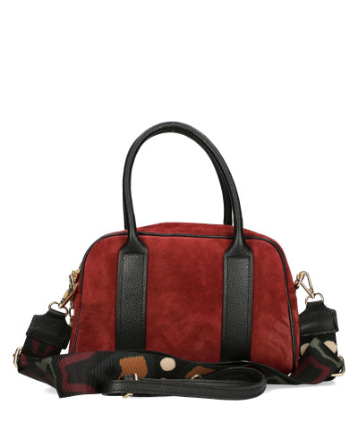 Kuferek z naturalnego zamszu