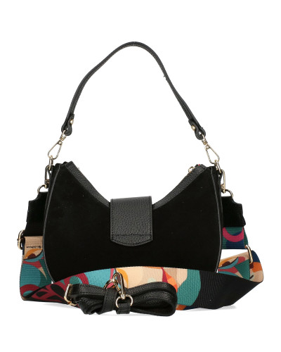 A small bag made of natural suede