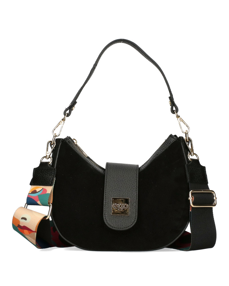 Niewielka torebka z naturalnego zamszu