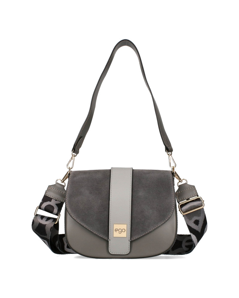 Torebka damska z dwoma wymiennymi klapkami