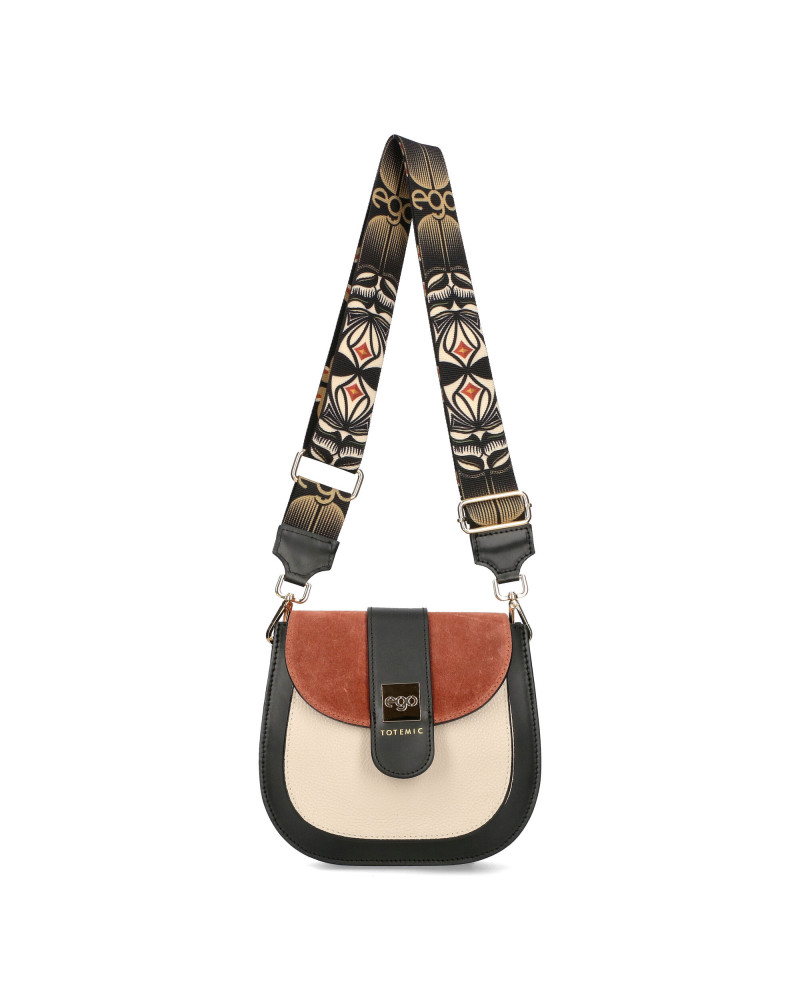 Torebka skórzana z klapką