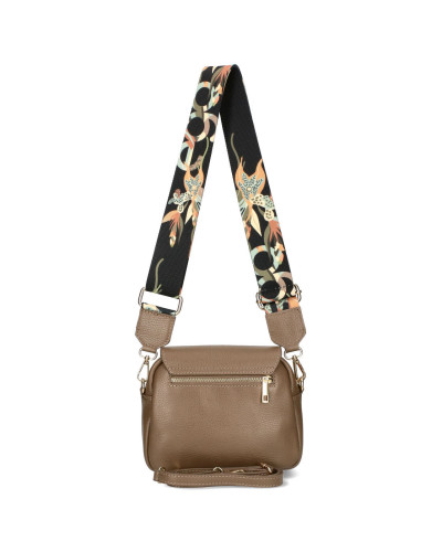 Mała torebka skórzana z pszczółką