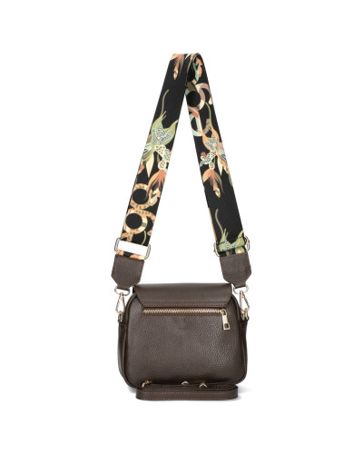 Mała torebka skórzana z pszczółką