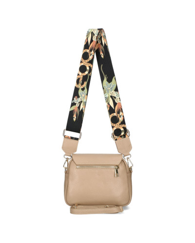 Mała torebka skórzana z pszczółką