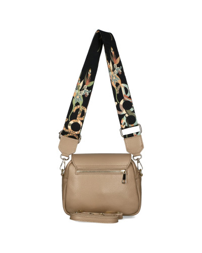 Mała torebka skórzana z pszczółką